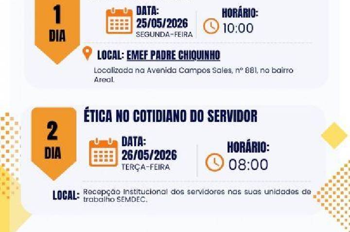 2ª Semana da Ética e Integridade promove ações de conscientização