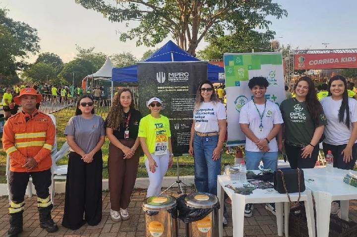 Ação de educação ambiental do MPRO marca corrida em Porto Velho