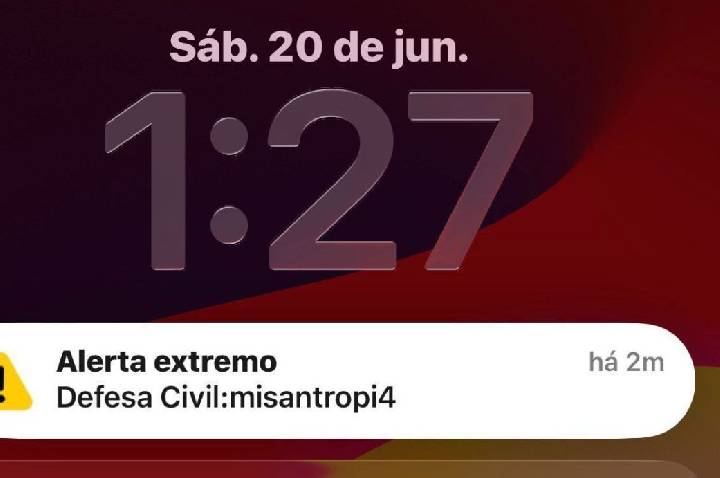 Alerta sonoro não foi disparado por autoridades competentes, diz Anatel