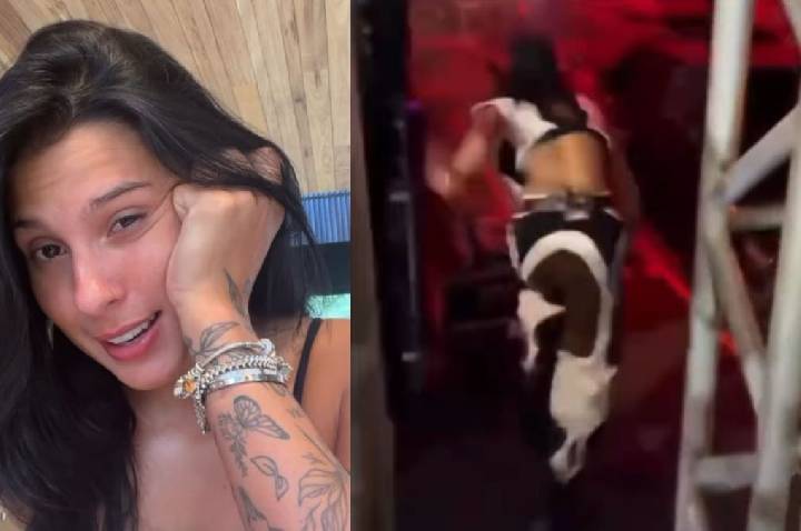 Ana Castela leva tombo ao subir em palco: “Fiquei numa raiva”; confira