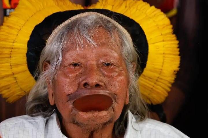 Cacique Raoni, aos 94 anos, em cuidados paliativos em Mato Grosso