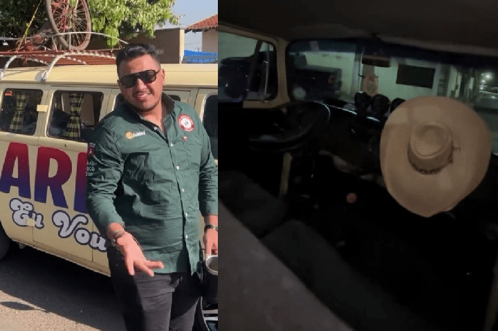 Cantor viraliza ao viajar mais de mil kms para cantar na Festa de Barretos