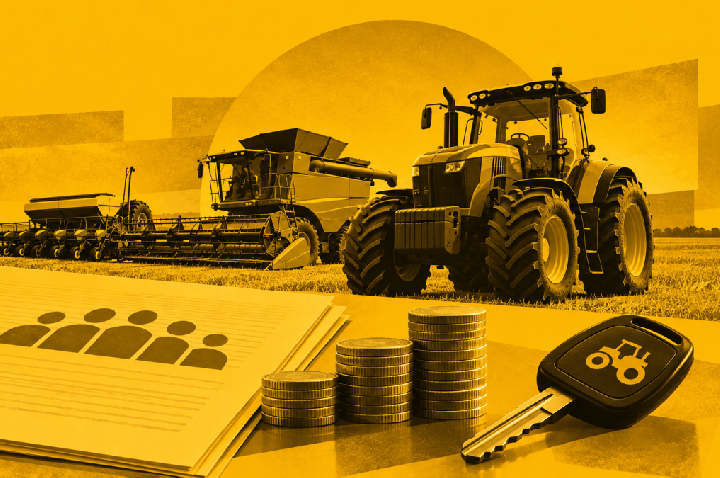 Consórcio de máquinas agrícolas perde força em 2026; veja os dados