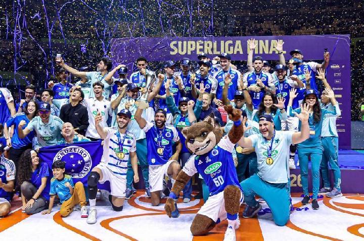 Cruzeiro amplia hegemonia como maior campeão da Superliga; veja ranking