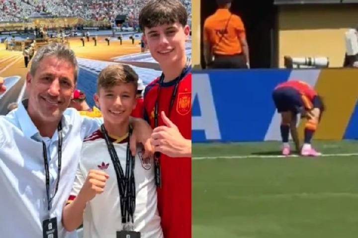Cucurella enterra moeda e repete superstição da Espanha campeã de 2010