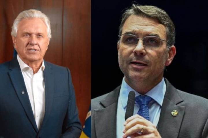 Currículo de Flávio Bolsonaro é a certidão de nascimento, diz Caiado