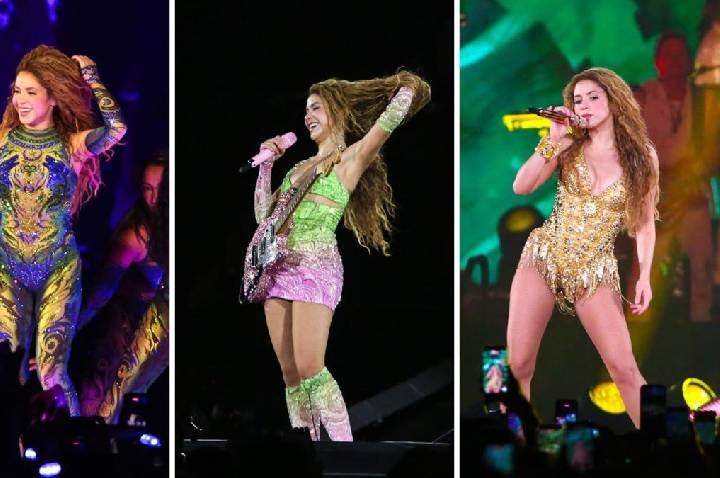 De brilho a transparência: todos os detalhes dos looks de Shakira no Rio
