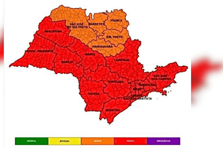 Defesa Civil de SP alerta para chuva e ventos fortes neste final de semana