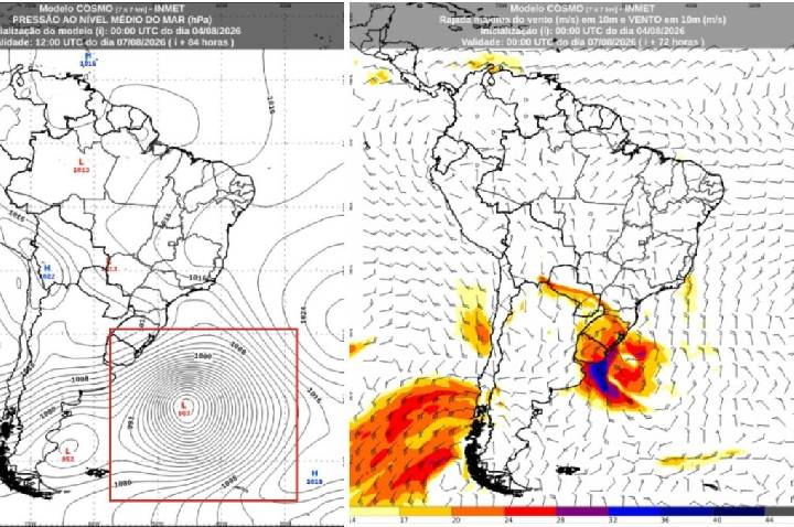 Entenda como o ciclone bomba se forma e porque provoca ventos tão intensos