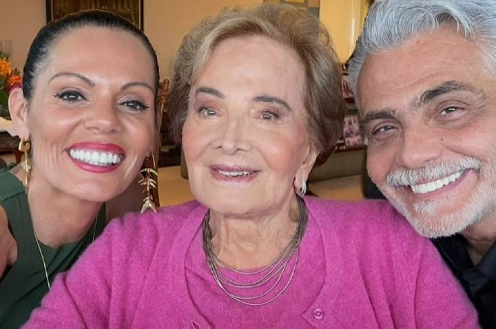 Esposa de Tarcísio Filho fala de Glória Menezes em aniversário do ator