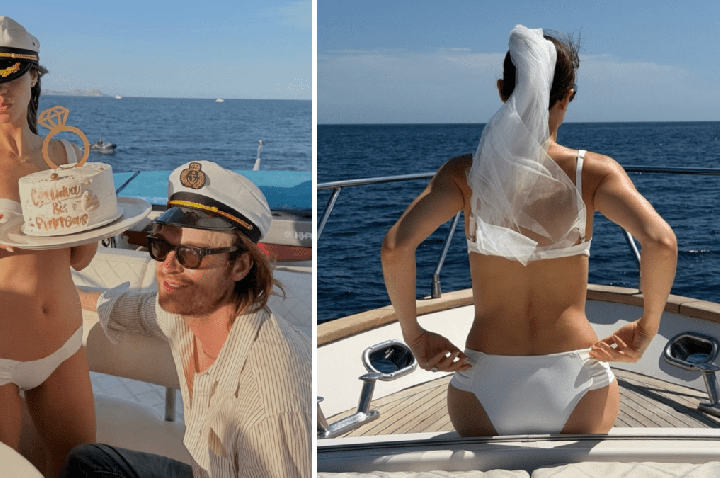 Finneas publica foto ousada da noiva Claudia Sulewski; veja