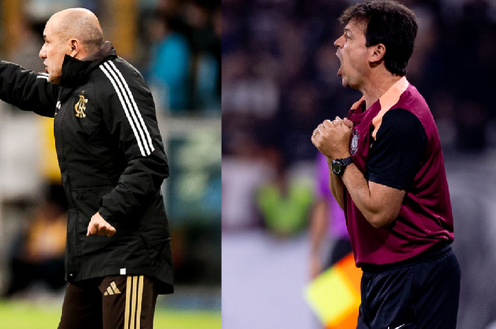 Flamengo e Corinthians duelam divididos entre Brasileirão e Libertadores