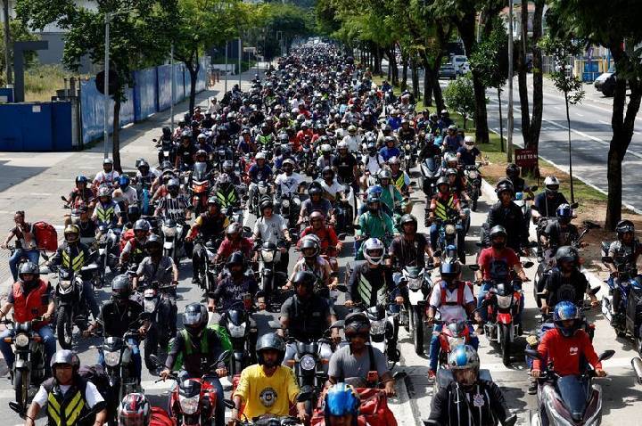 Frota de motos cresce quase 50% em uma década no Brasil, aponta Abraciclo