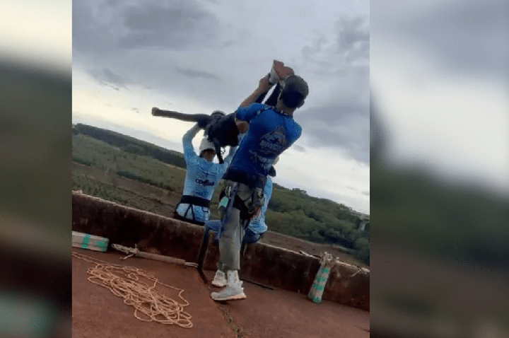 Funcionário tirou câmera de morta em rope jump após queda, diz testemunha