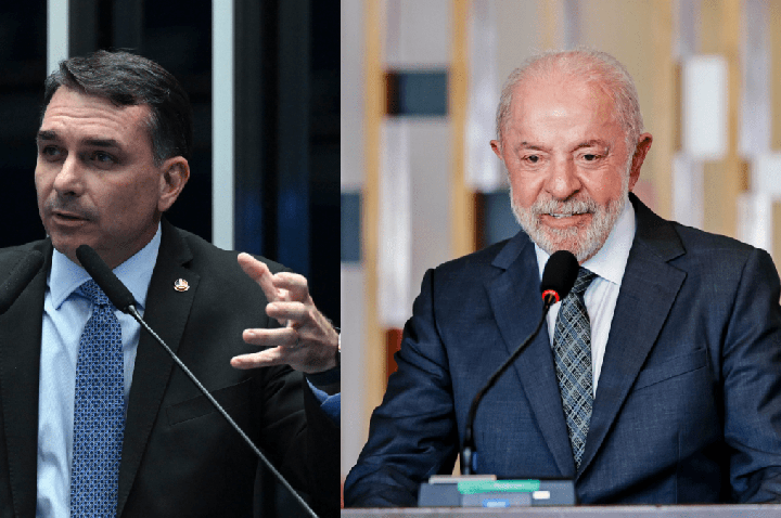 Futura: Flávio tem 49% das intenções de voto no 2º turno; Lula, 43,5%