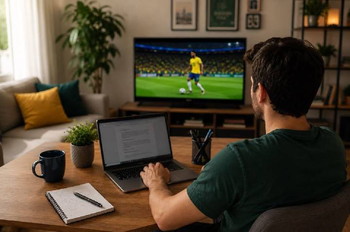 Home office durante jogos do Brasil: especialista explica as regras da CLT