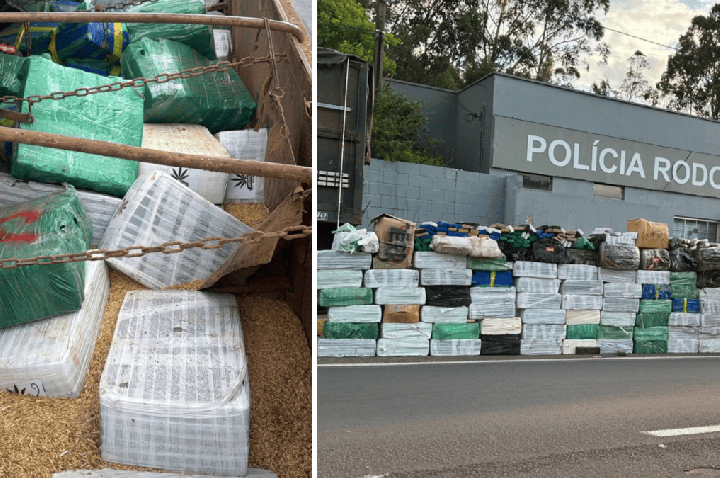 Homem é preso com três toneladas de maconha em carga de aveia em SP
