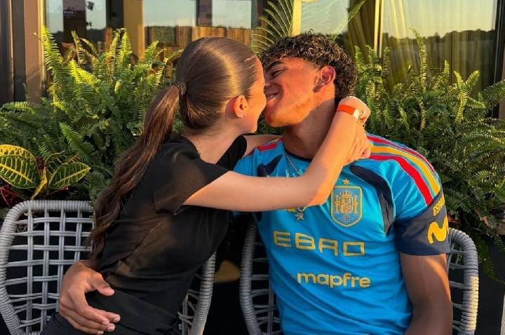 Inés García posta fotos aos beijos com Yamal antes de decisão da Copa; veja