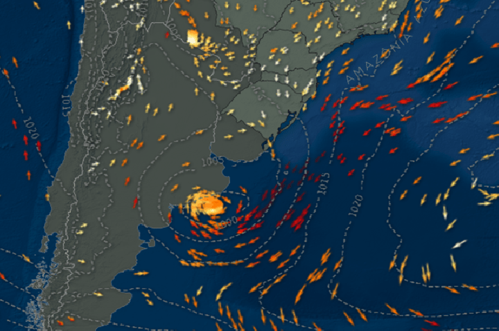 Inmet alerta para forte vendaval em São Paulo e no Rio nesta sexta-feira
