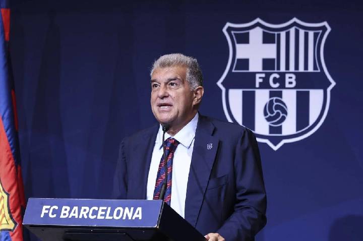 Joan Laporta, presidente do Barcelona, critica postura do Atlético de Madrid