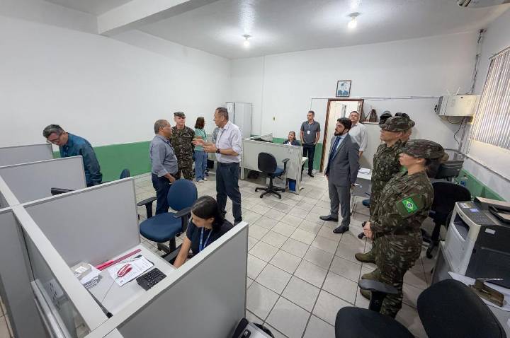Junta Militar de Porto Velho recebe visita do Comando da 12ª Região