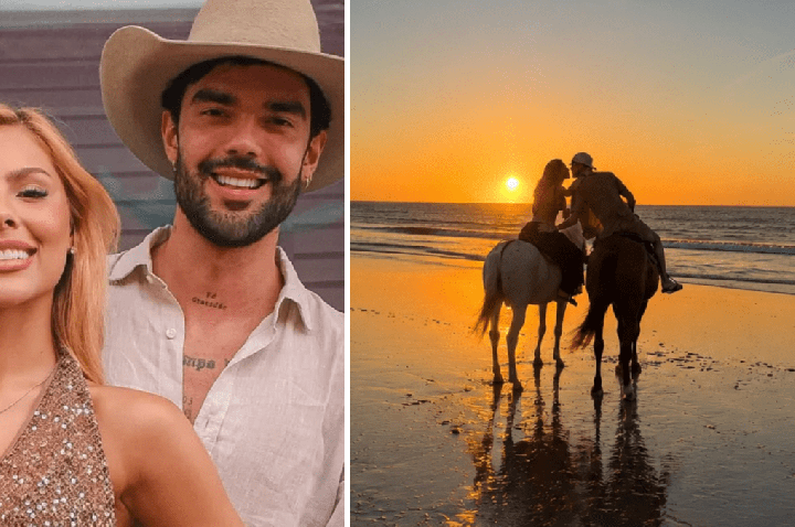 Luan Pereira se declara para Victória Miranda após reatarem romance