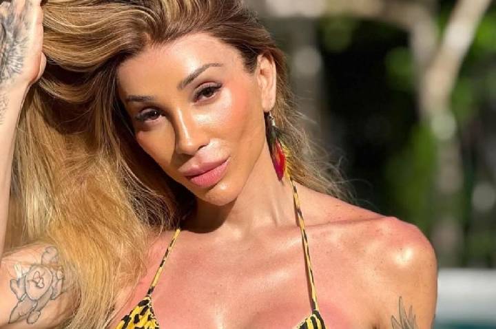 Maya Massafera aparece com rosto avermelhado após novo procedimento; veja