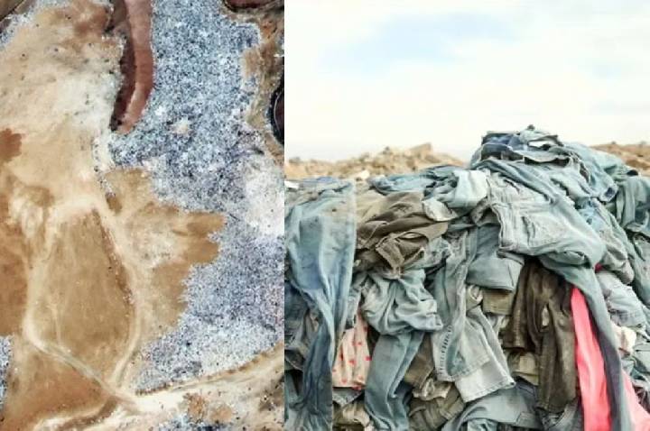 Montanha de 60 mil toneladas de roupas, visível do espaço, foi descoberta no coração do deserto do Atacama