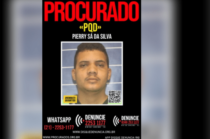 Morre “PQD”, líder do Comando Vermelho no Rio de Janeiro