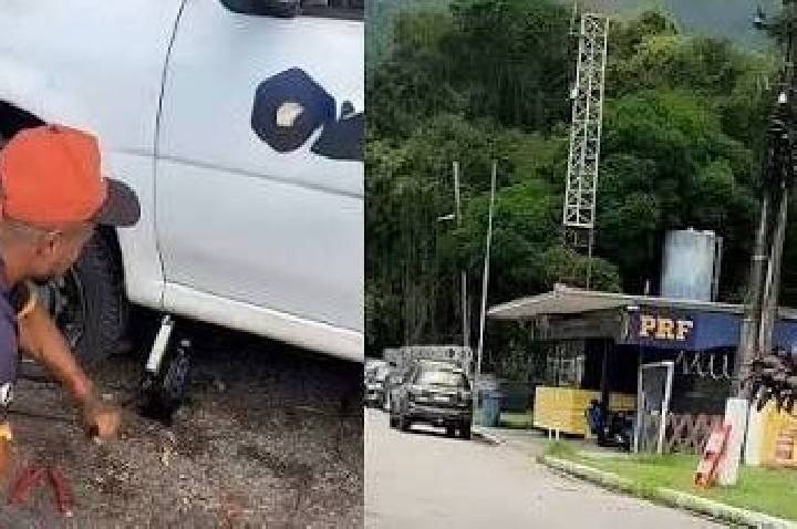 Motorista com pneu furado pede ajuda à PRF para trocar o estepe e acaba multado; veja o motivo