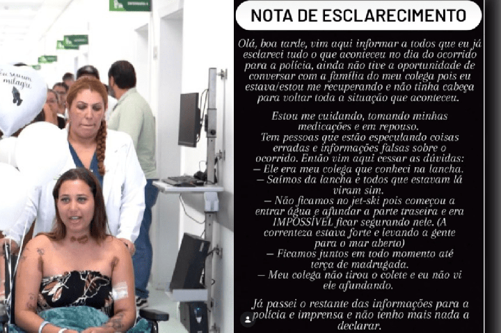 Mulher que ficou à deriva por 42 horas detalha acidente em Ilhabela (SP)