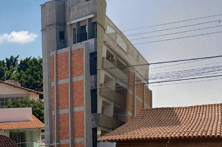 Muro entre casa e prédio viraliza 25 anos após construção em MG; entenda