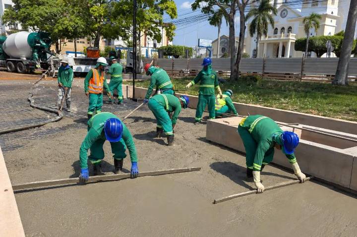 Nova fase de revitalização na Praça João Nicolleti em Porto Velho