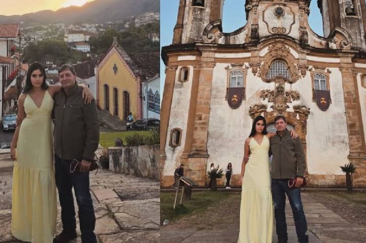 Pai vira único espectador em trabalho acadêmico da filha e viraliza em MG