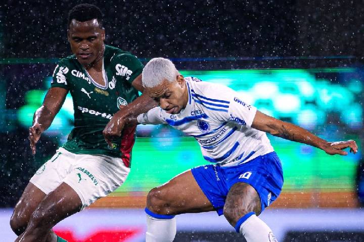 Palmeiras empata com Cruzeiro e chega a 3º jogo sem vitória no Brasileirão