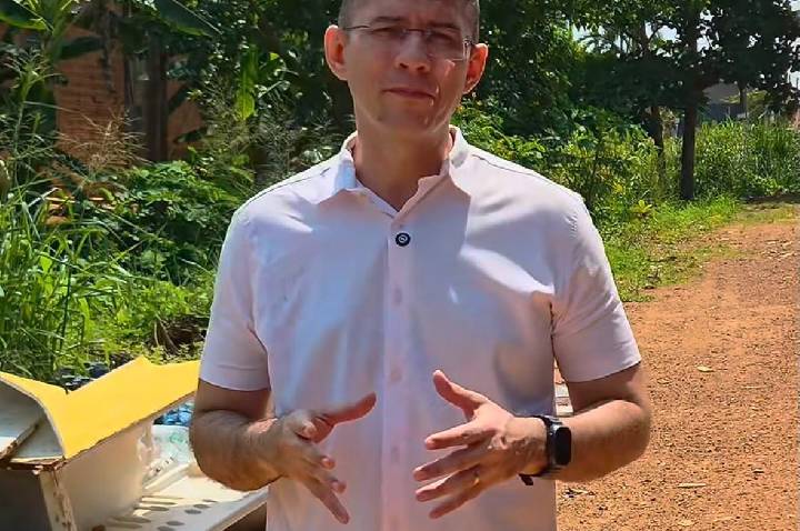Pedro Geovar cobra limpeza de córrego após descarte irregular de lixo na zona sul de Porto Velho