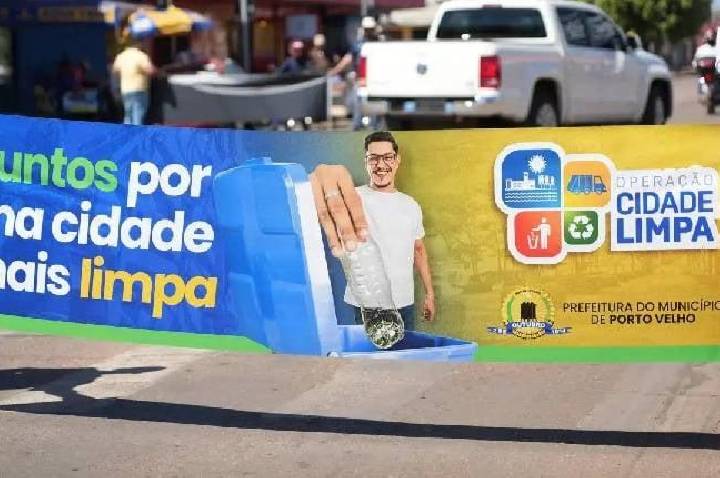 Prefeitura de Porto Velho reforça serviços de limpeza após um ano de atividades