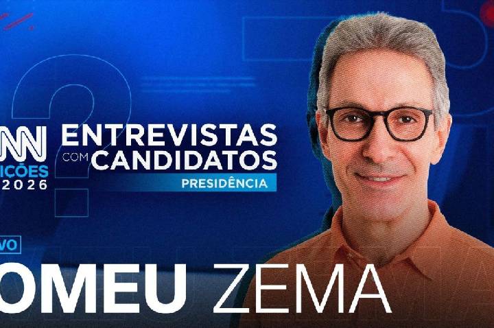 Presidenciáveis: Romeu Zema é o entrevistado de hoje na CNN Brasil
