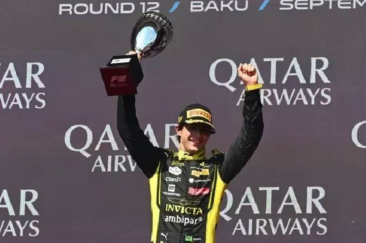 Rafa Câmara vence GP Azerbaijão e amplia liderança na F2