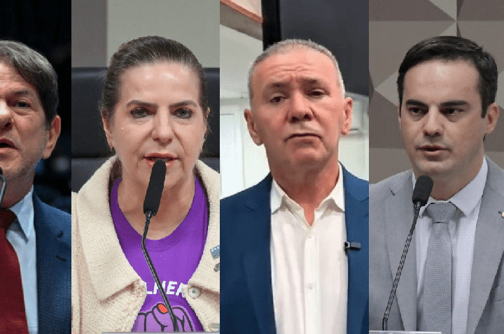 Real Time: Cid lidera Senado no CE; Luizianne, Alcides e Wagner empatam