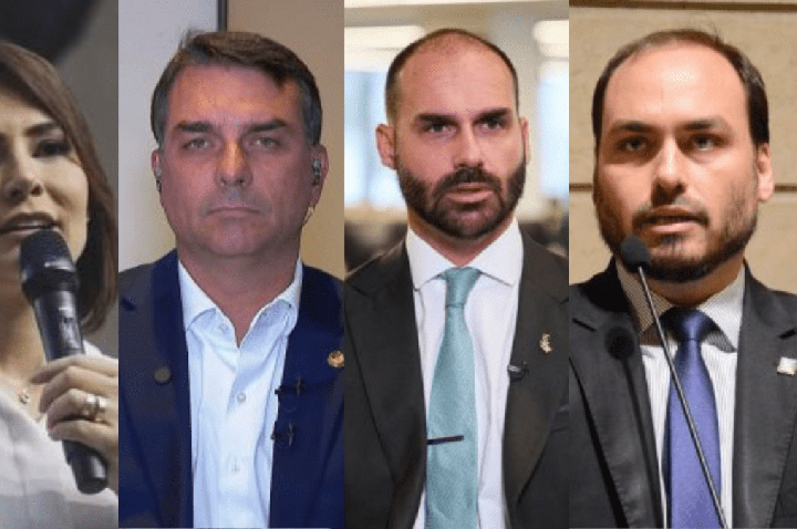 Relembre as brigas de Michelle, Flávio, Eduardo, Carlos e Renan Bolsonaro