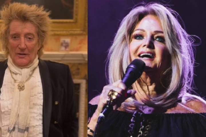 Rod Stewart lamenta morte da amiga Bonnie Tyler: “Sentirei sua falta”