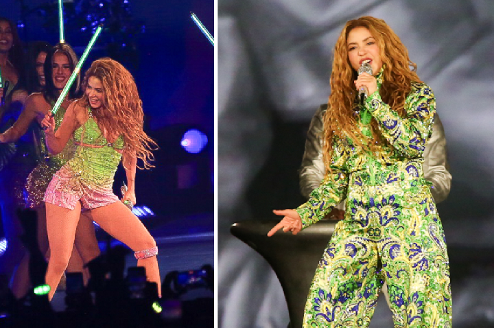 Shakira no Rio: veja os looks usados pela diva em Copacabana