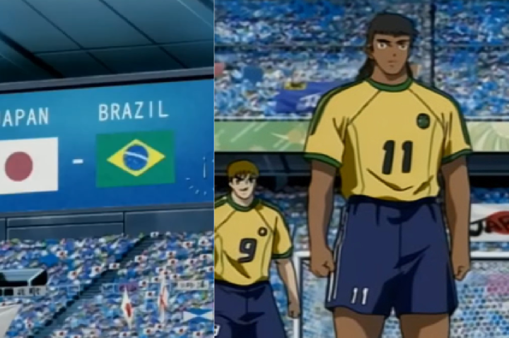 “Super Campeões”: anime já retratou duelo entre seleções do Brasil e Japão
