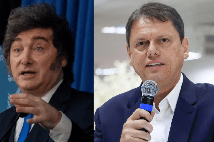 Tarcísio concederá a Milei a mais alta honraria do Estado de São Paulo