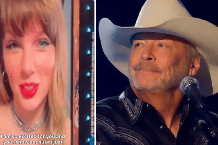 Taylor Swift envia mensagem de vídeo carinhosa para Alan Jackson; veja