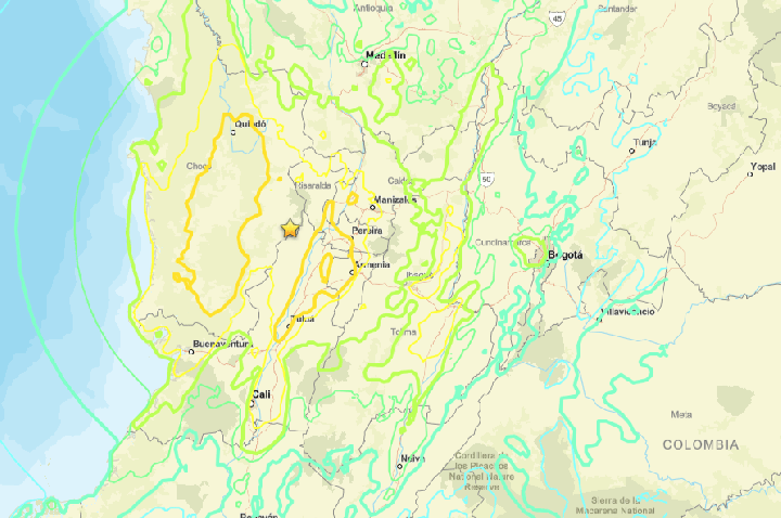 Terremoto de magnitude 7,4 na Colômbia é sentido em Bogotá