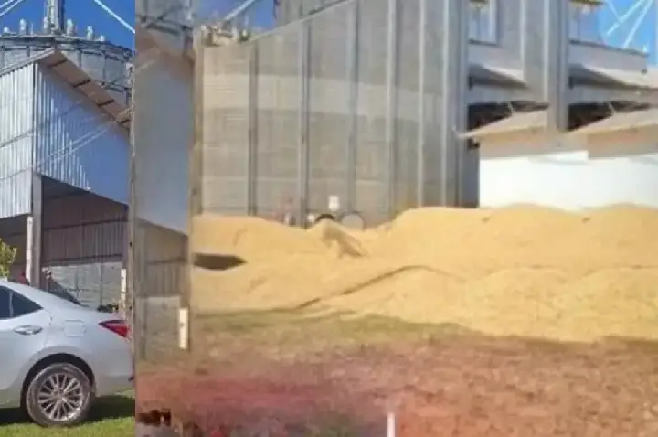 Trabalhador morre soterrado em silo de grãos em RO