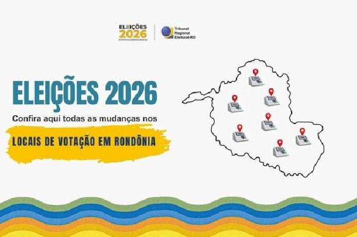 TRE-RO altera locais de votação em Porto Velho e outros municípios; confira