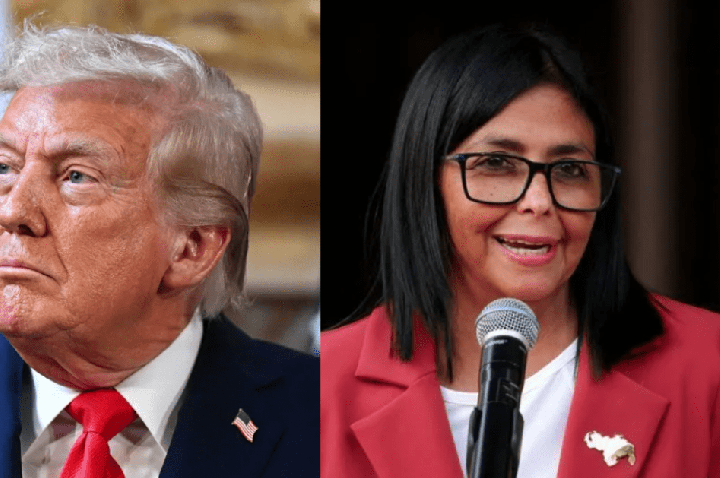 Trump se reúne com Delcy Rodríguez pela 1ª vez desde a captura de Maduro